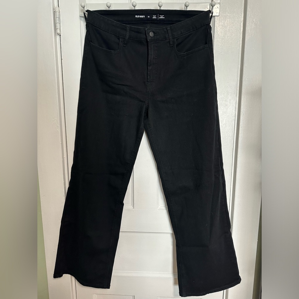 Old Navy flare leg high rise jeans